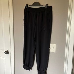 Ann Taylor black slinky joggers